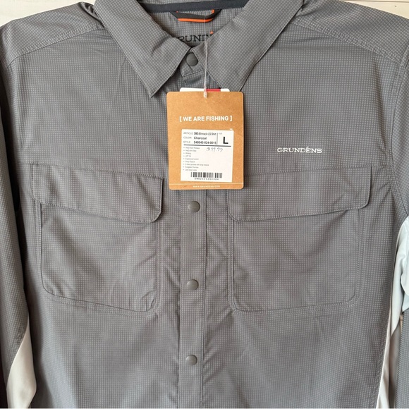 Men's Grundens Binnacle LS Shirt - Picture 2 of 6